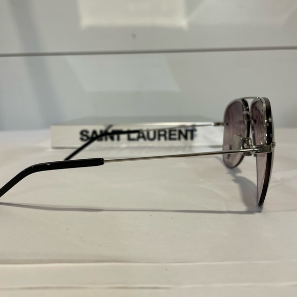 SAINT LAURENT CLASSIC 11 M-008 AVIATOR SUNGLASSES - Picture 8 of 10